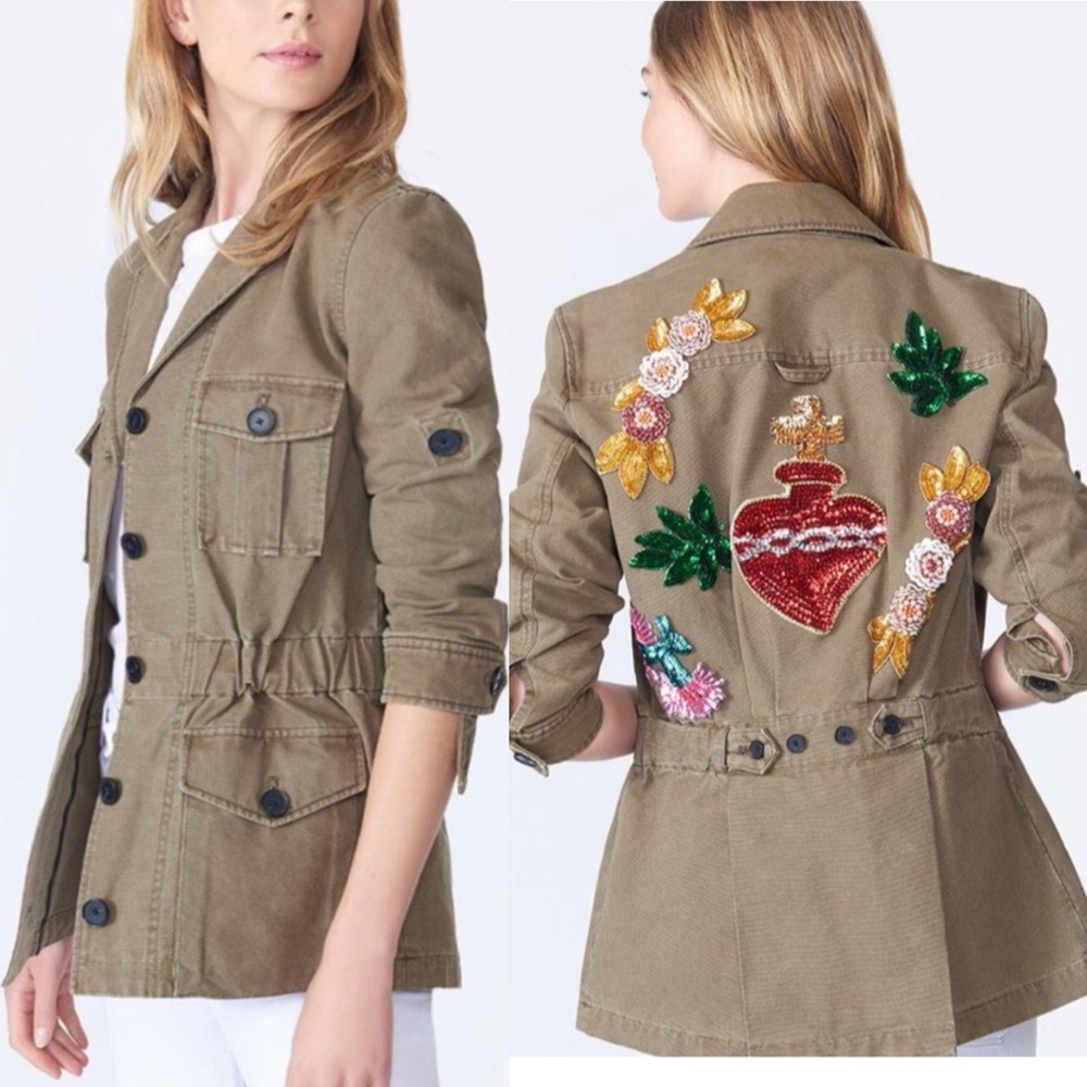 Vanessa Beard Holden Sequin Jacket Sz XS